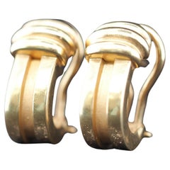 Oro amarillo de 18 quilates Tiffany & Co. Pendientes Circa 1995