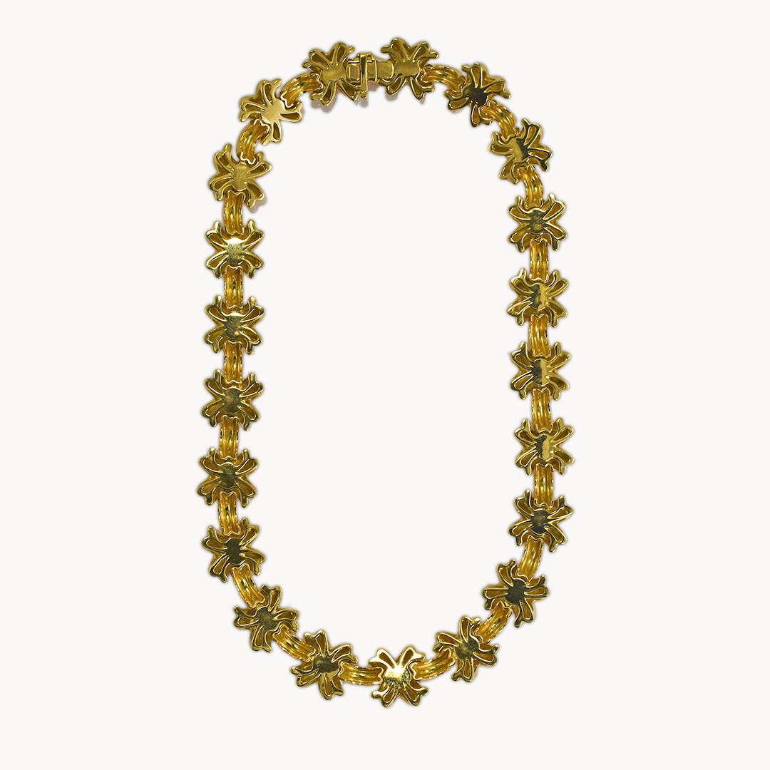 18K Yellow Gold Tiffany & Co. Necklace 110g In Excellent Condition For Sale In Laguna Beach, CA