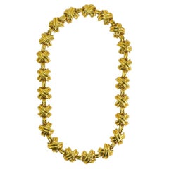 Retro 18K Yellow Gold Tiffany & Co. Necklace 110g