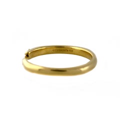 18 Karat Yellow Gold Tiffany & Co. Square Cushion Collect Hoop Earrings