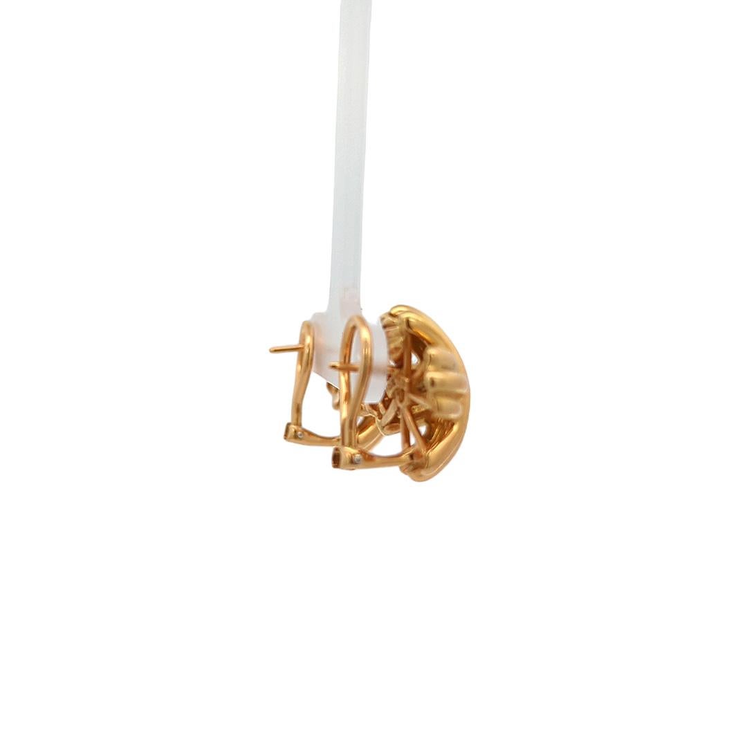 18k Yellow Gold Tiffany and Co. X Signature Earrings at 1stDibs