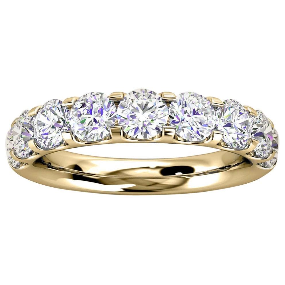 For Sale:  18k Yellow Gold Valerie Micro-Prong Diamond Ring '1 1/2 Ct. Tw'
