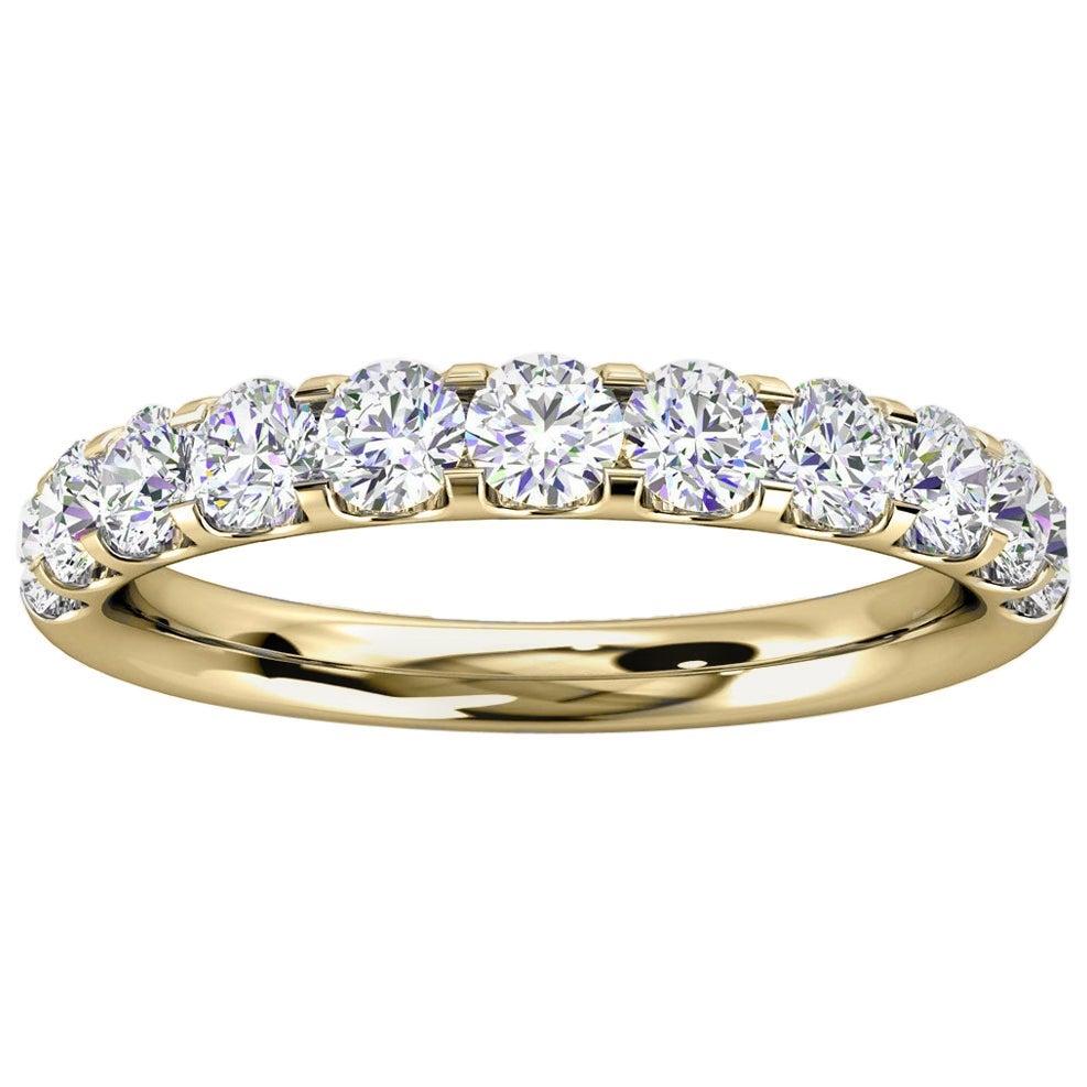For Sale:  18K Yellow Gold Valerie Micro-Prong Diamond Ring '1 Ct. tw'