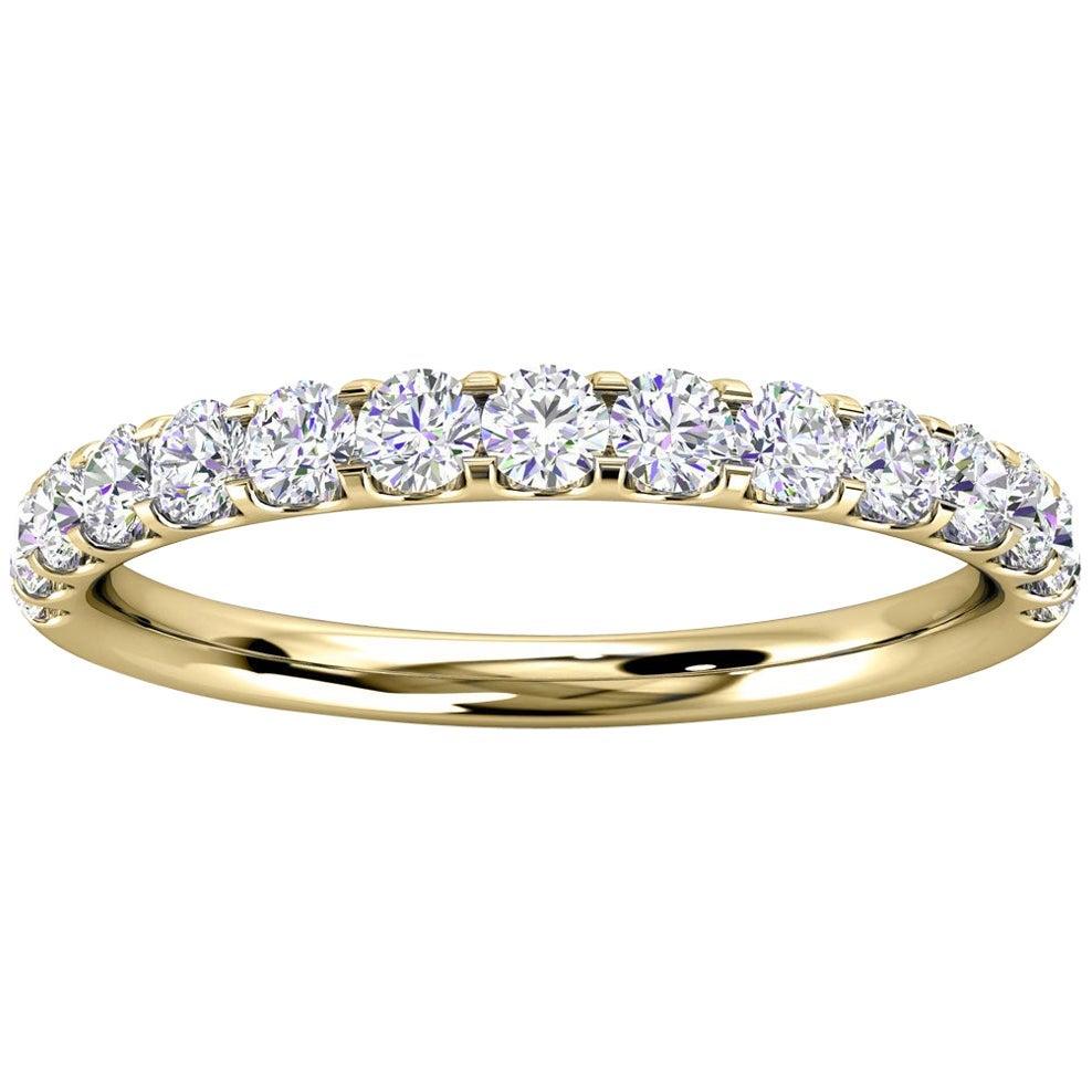 For Sale:  18K Yellow Gold Valerie Micro-Prong Diamond Ring '2/5 Ct. tw'