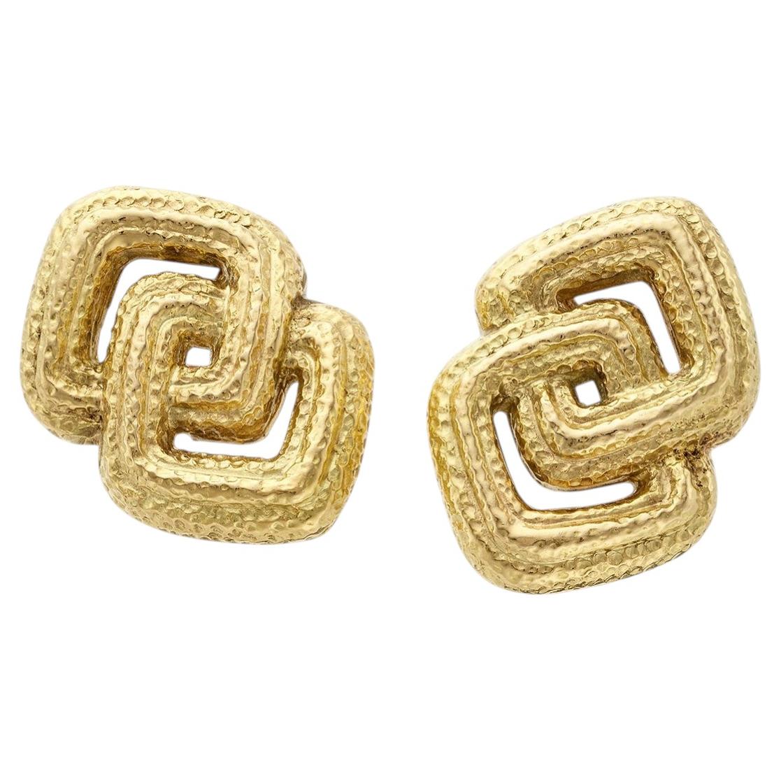 Orecchini in oro giallo 18 carati di Van Cleef & Arpels