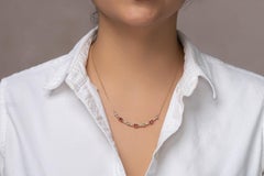 18K Yellow Gold Vermeil Gemstone Necklace