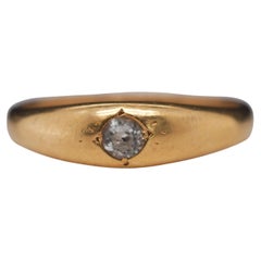 18k Yellow Gold Victorian Sapphire Wedding Ring