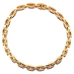 18K Yellow Gold Retro Cartier Panther Necklace