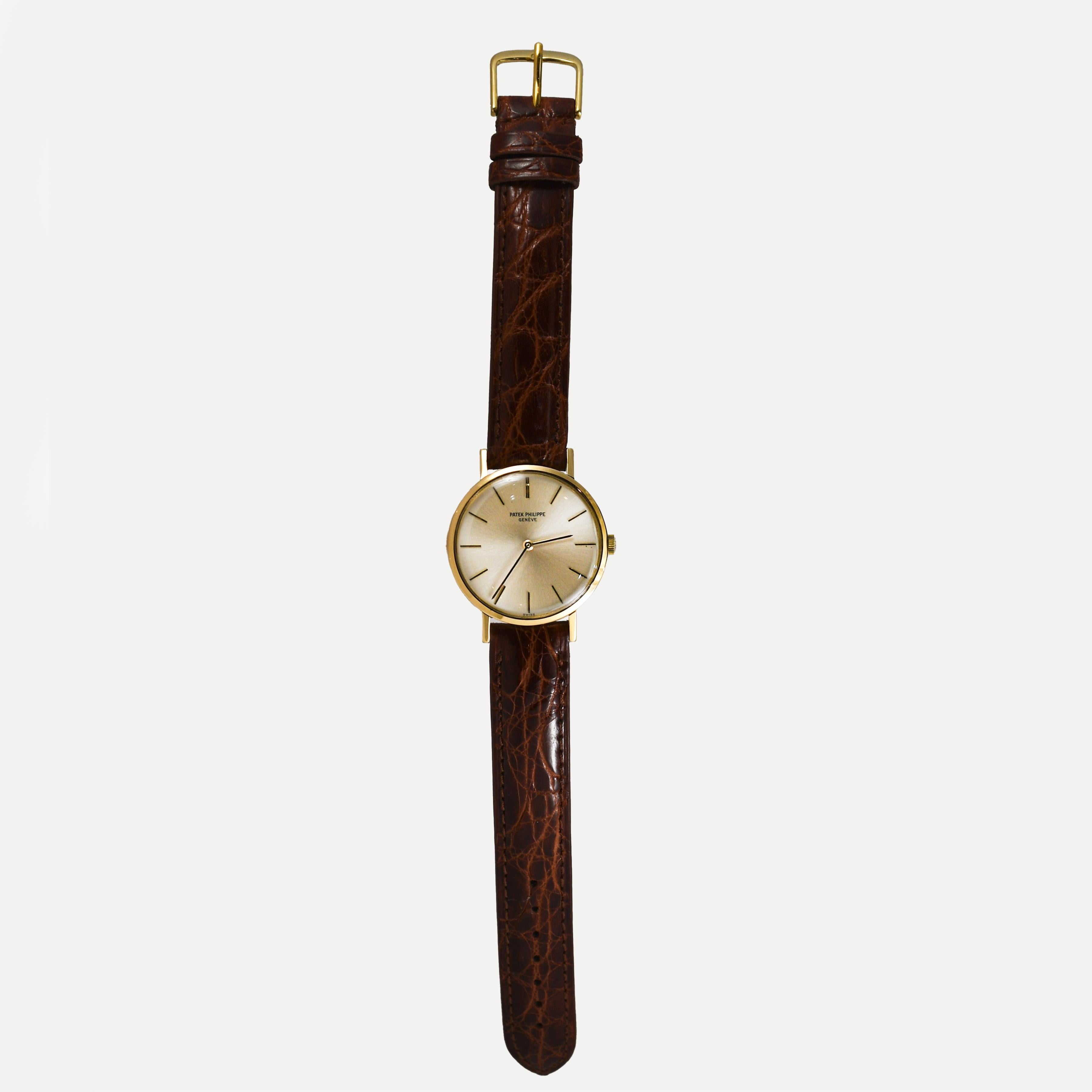 Men's 18K Yellow Gold Vintage Patek Philippe Calatrava Watch