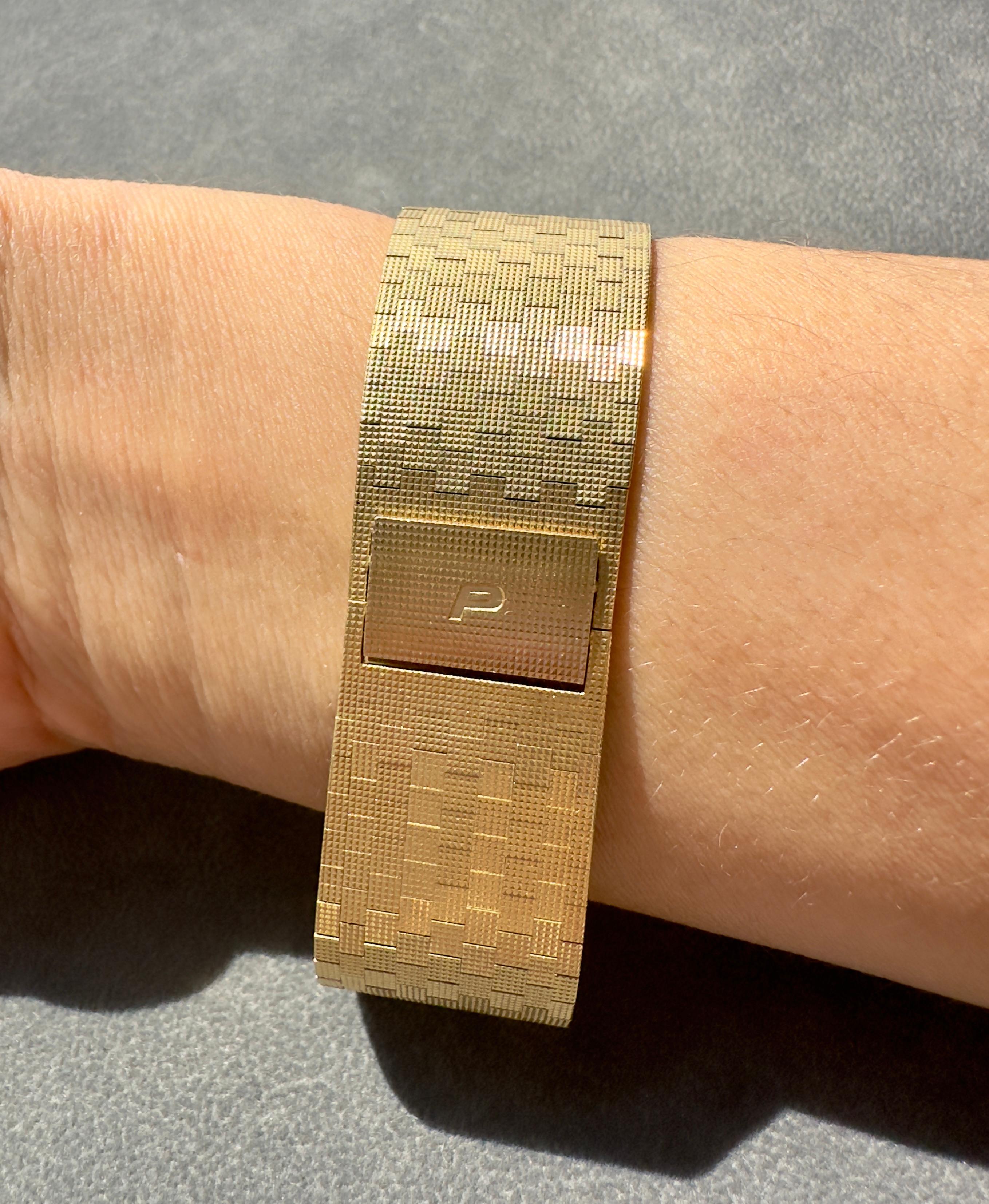 18k Yellow Gold Vintage Piaget Ref. 9131C4 Watch For Sale 1