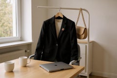 18K Yellow Gold Vintage Red Hard Stone Ladybug Brooch