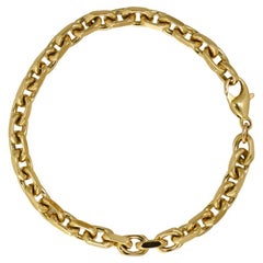 18k Yellow Gold Vintage Tiffany & Co Cable Link Bracelet, 44.7g