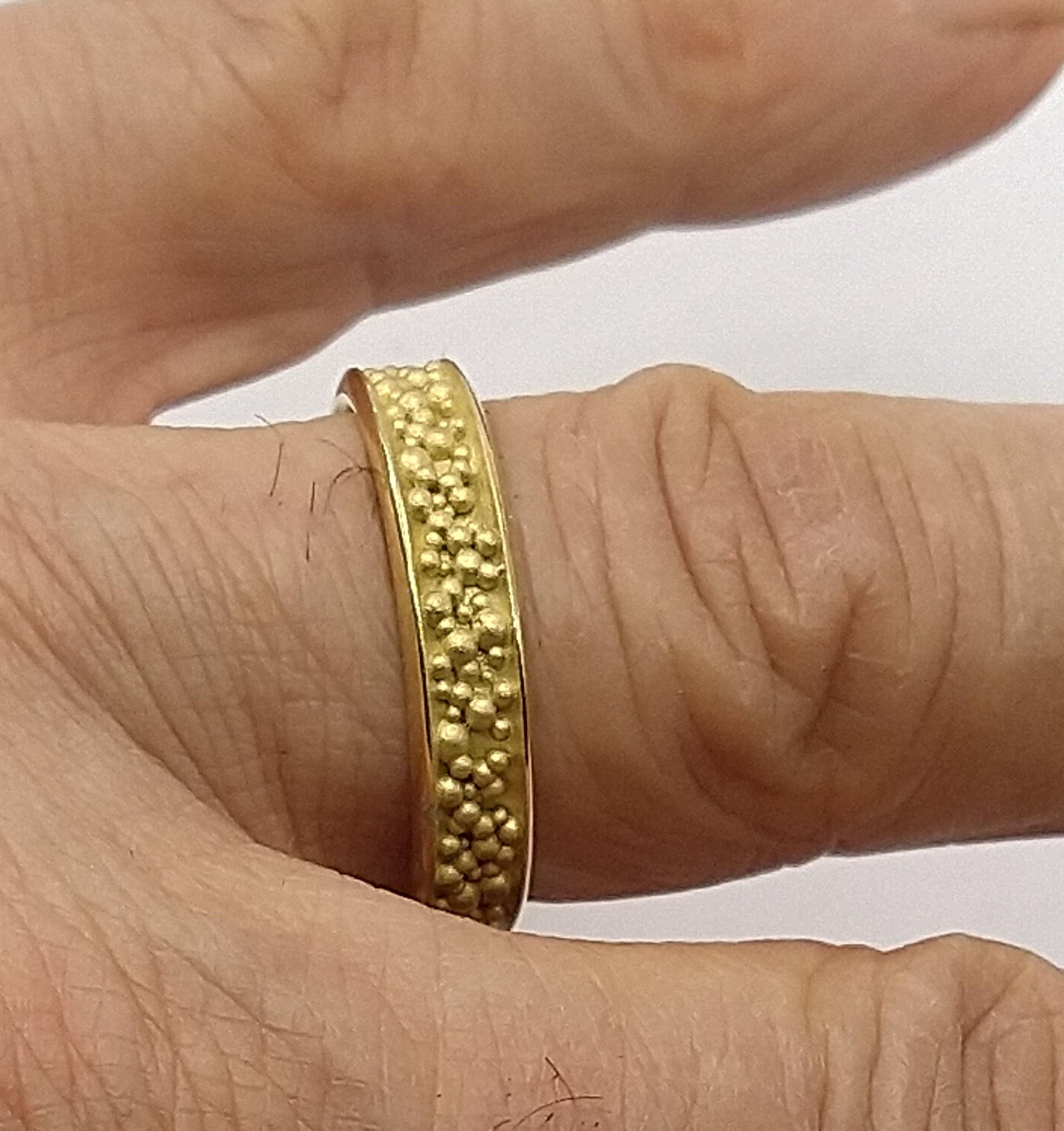 For Sale:  18k Yellow Gold Wedding Band 