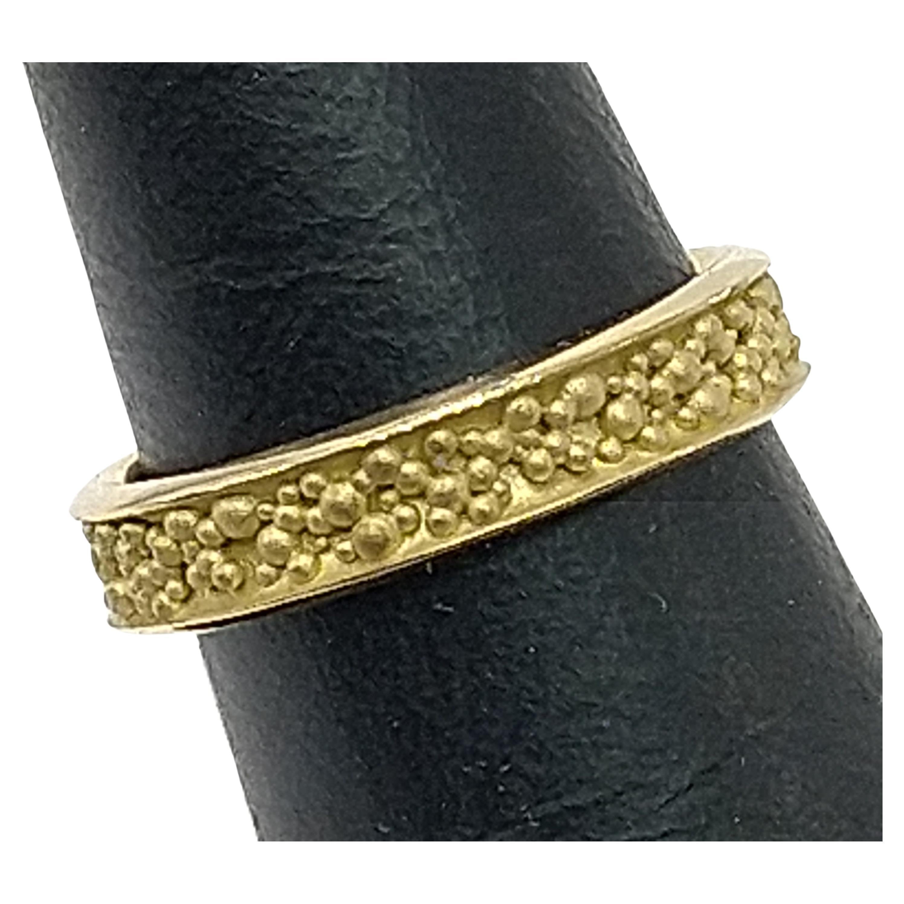 For Sale:  18k Yellow Gold Wedding Band 