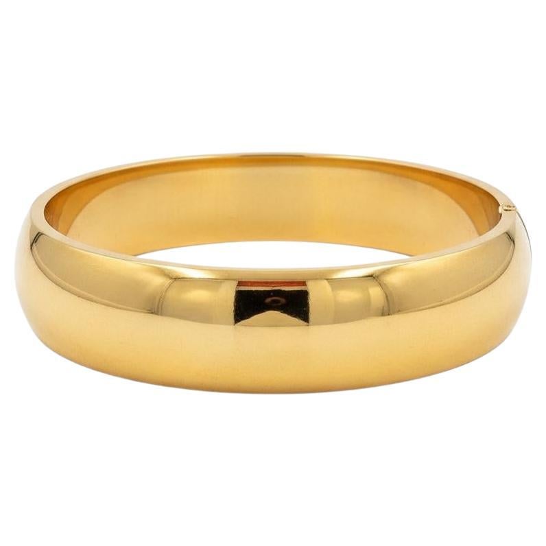 18K Yellow Gold Weingrill Gold Bangle