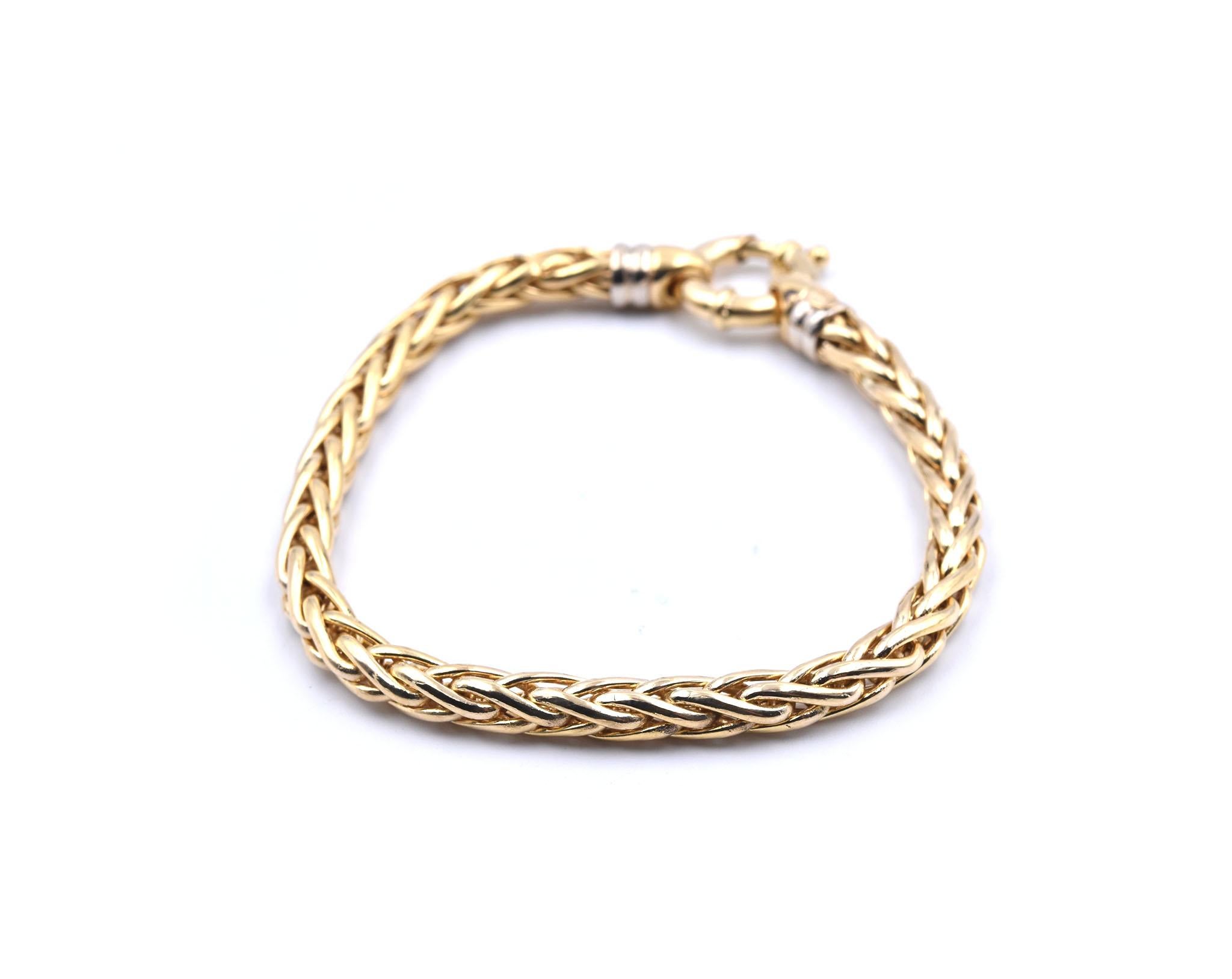 russian wheat chain bracelet