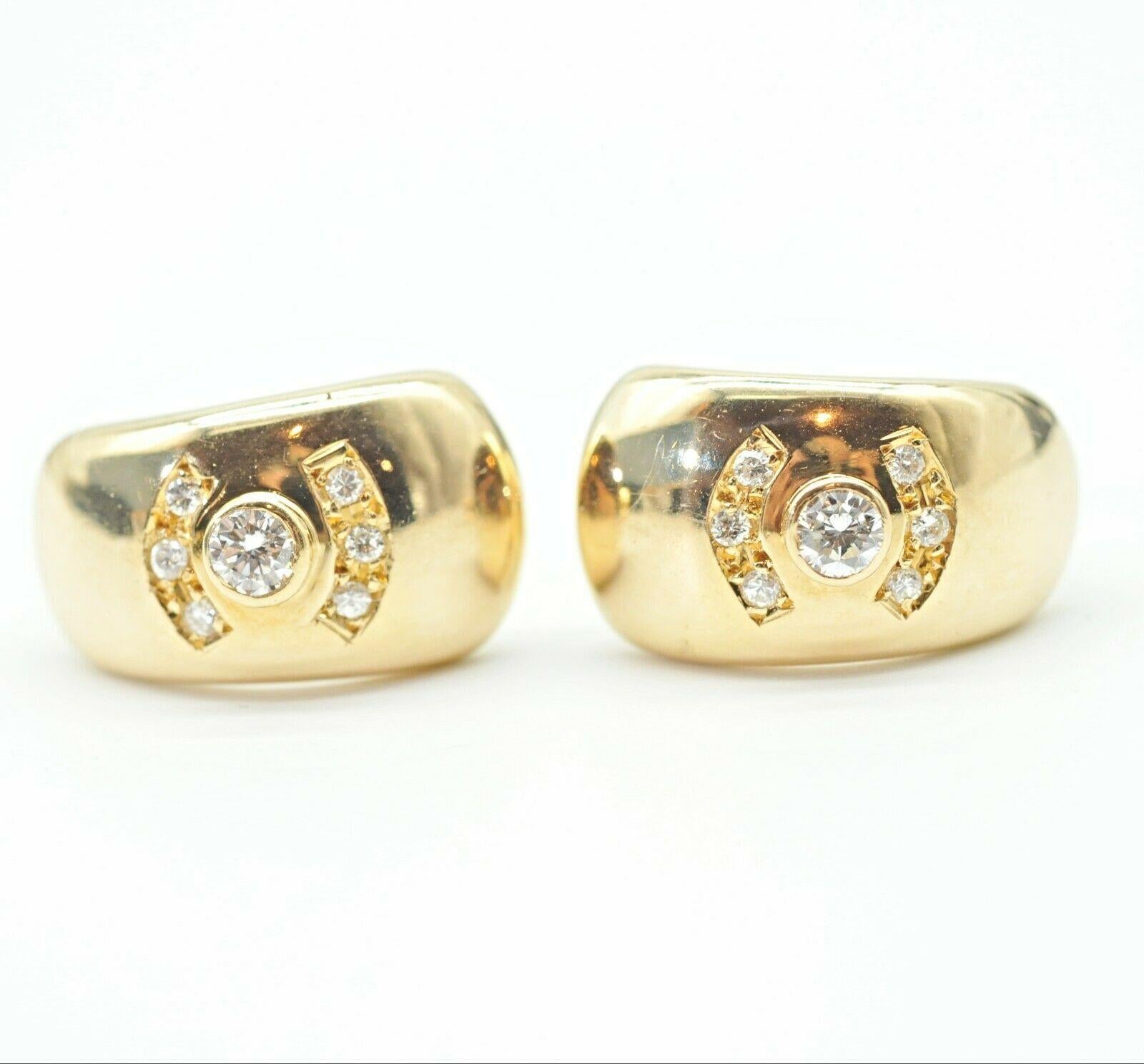  Specifications:
    main stone: ROUND DIAMOND
    DIAMOND: 14 PCS
    carat total weight: APPROXIMATELY 0.56CTW
    color: G
    clarity: VS
    brand: NONE
    metal: 18K YELLOW GOLD
    type: EARRINGS
    weight:  11.1 GrS
    size: 19.08 MM
   