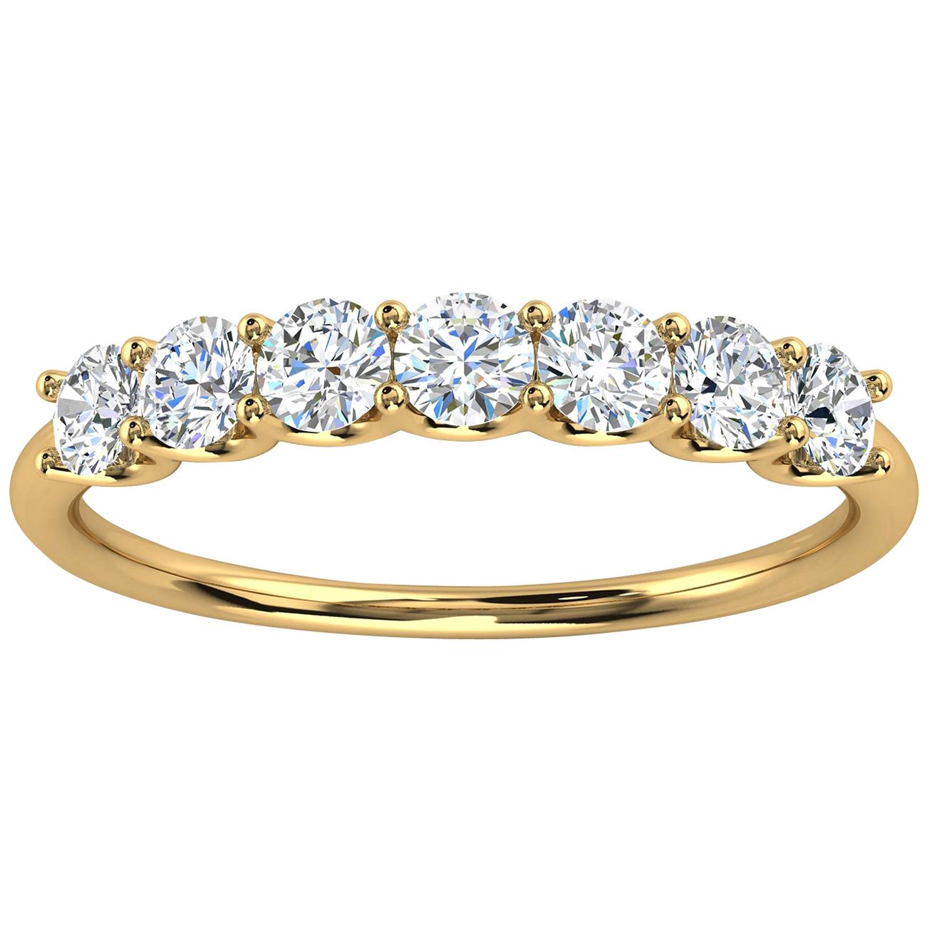 18k Yellow Gold Winter Diamond Ring '1/2 Ct. Tw'