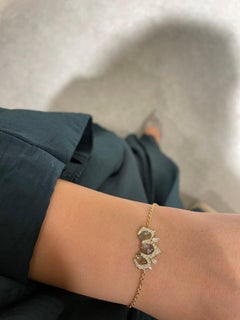 Giallo 18k Oro con zaffiri verdi e diamanti taglio rotondo