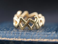 18K Yellow Gold “XXOO” Paloma Picasso Tiffany and Co Ring