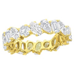 Bracelet d'éternité en diamant jaune 18 carats multiformes