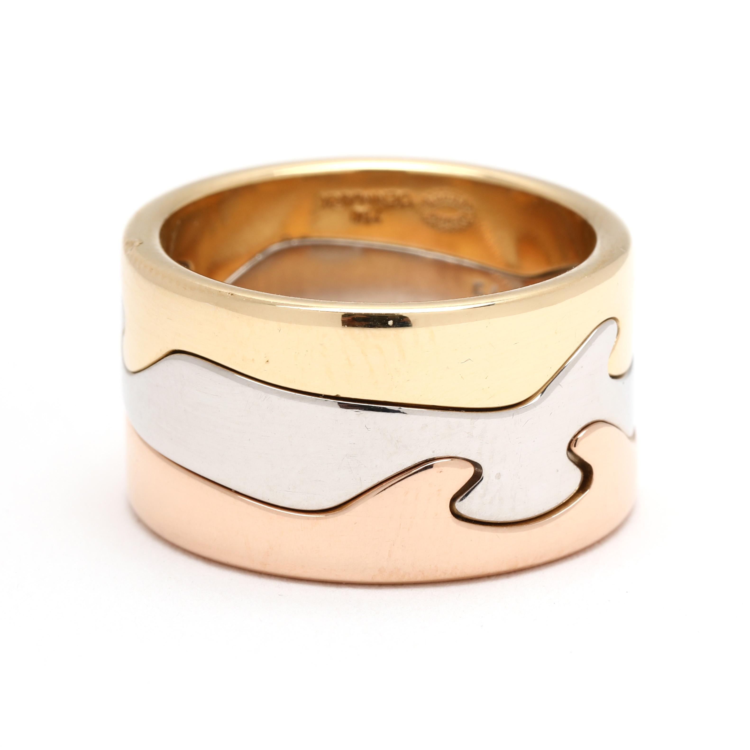 Ring Size 7

Width: 11.7 mm

Weight: 11.2 dwts. / 17.5 grams

Stamps: 