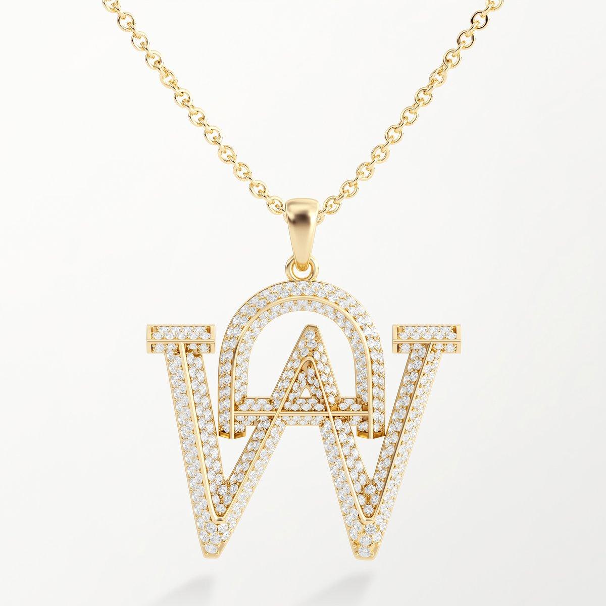 Intention: Proudly You

Design: Give us two letters and we'll create your customized initial pendant necklace with pave diamonds. Personalize your style by selecting from yellow, white or rose gold and length of chain. 

Style Suggestion: ﻿This