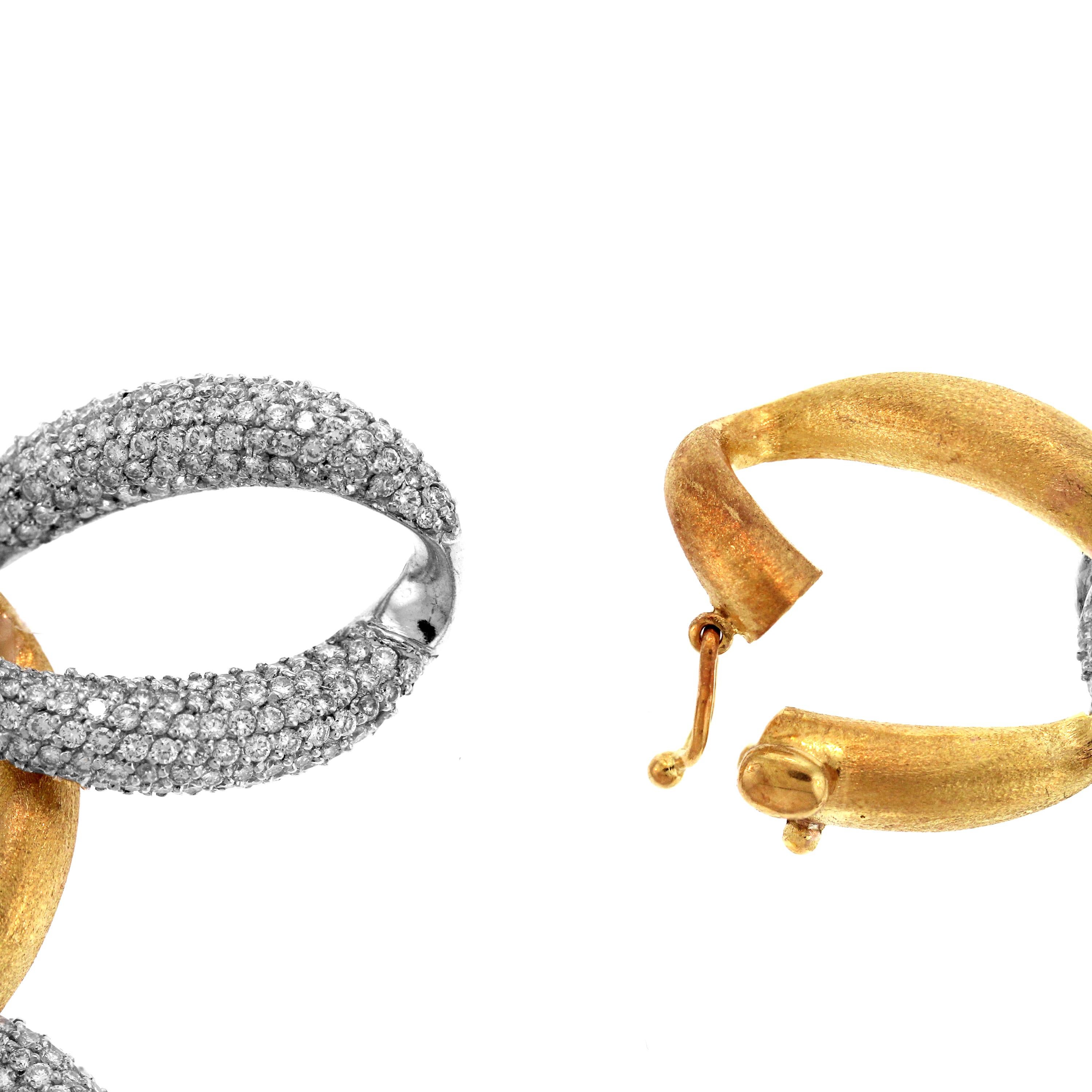 two tone oval diamond bracelet