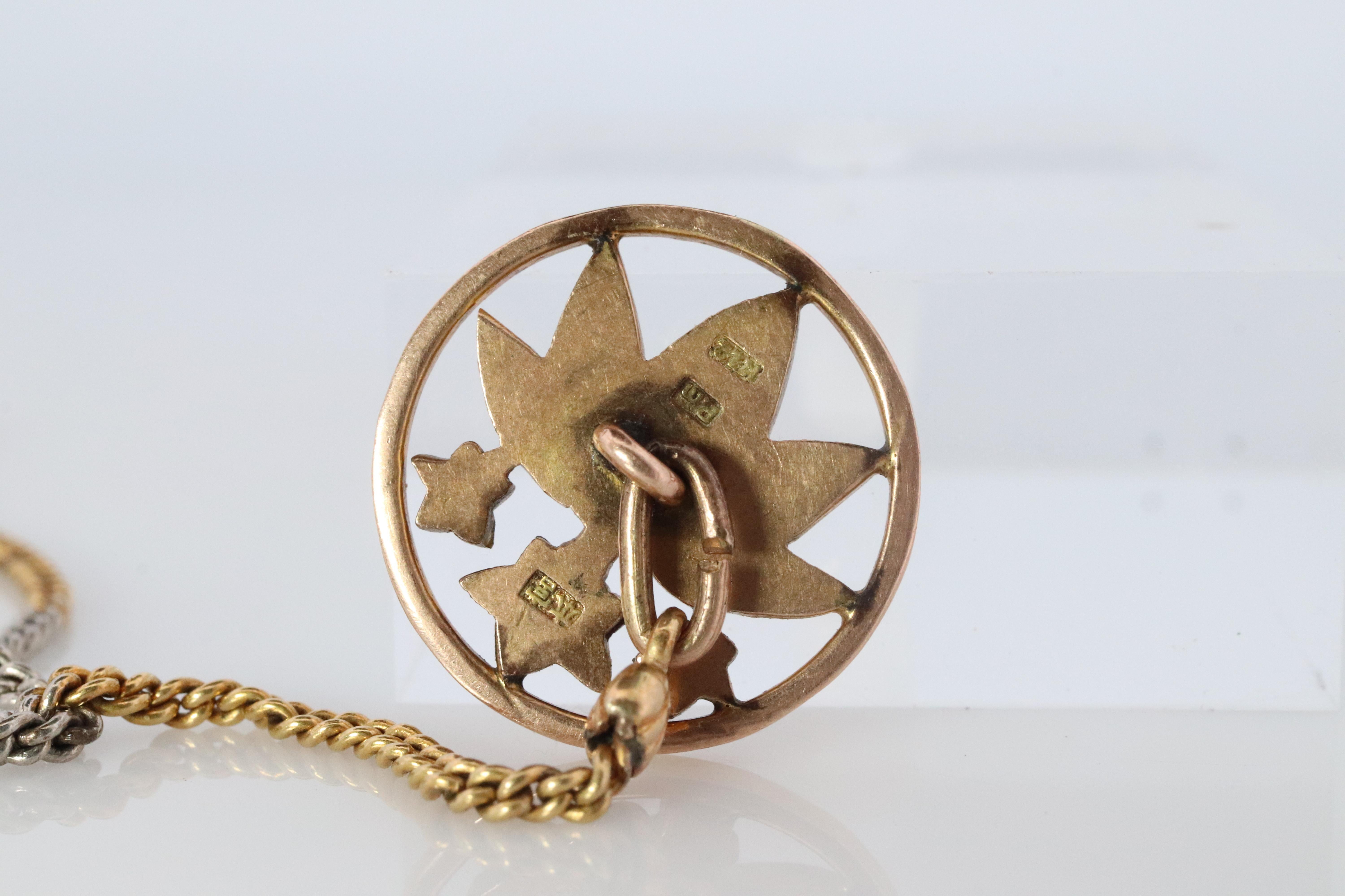 18k YG Taschenuhr Kette. Antike Taschenuhr Kandare Kette. Herren im Angebot