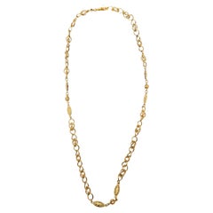 18K YG Special Design Link Necklace