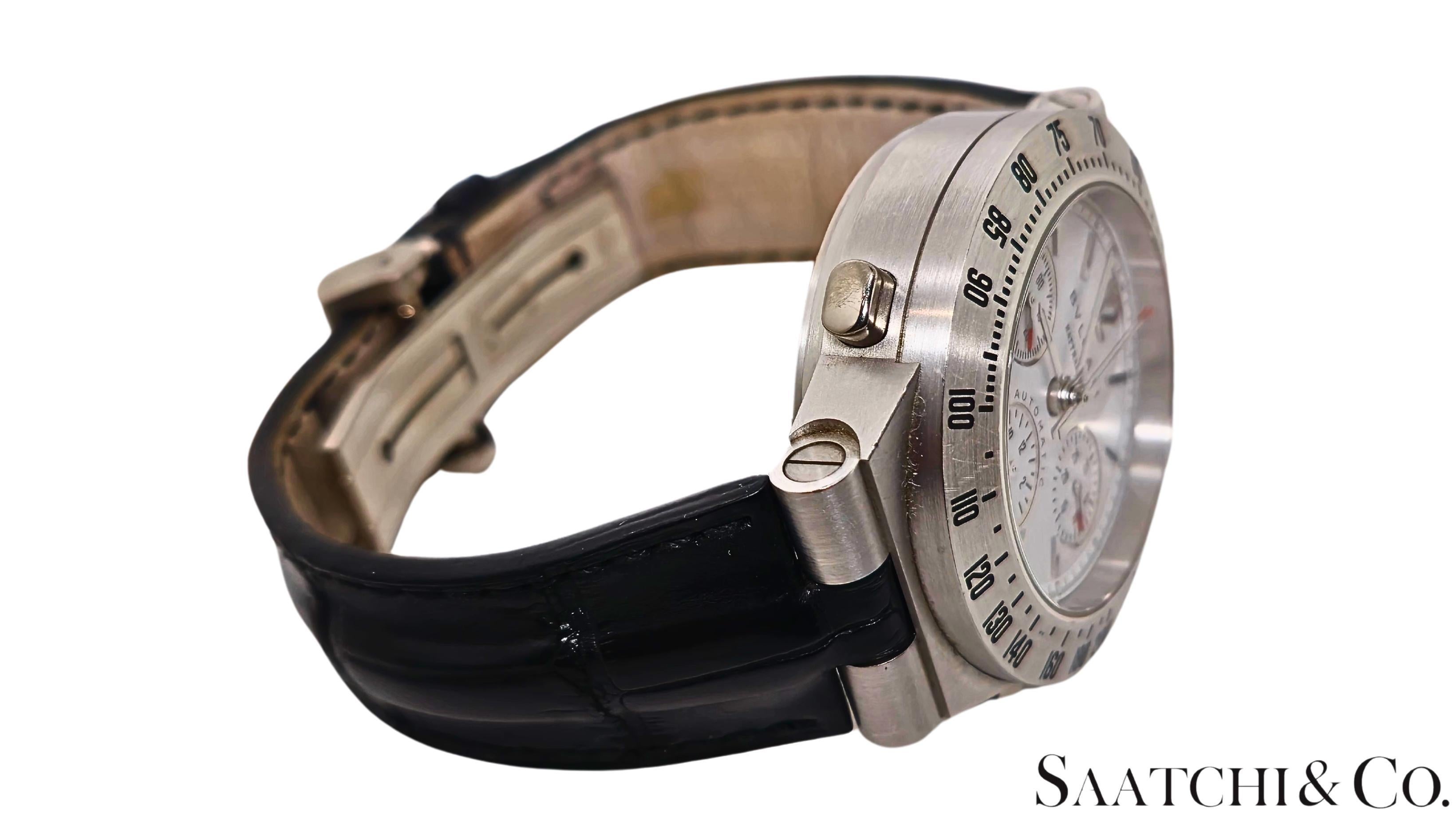 18k750 Weißgold Bvlgari Diagono Herrenuhr, Ref. CHW40GTA im Angebot 1