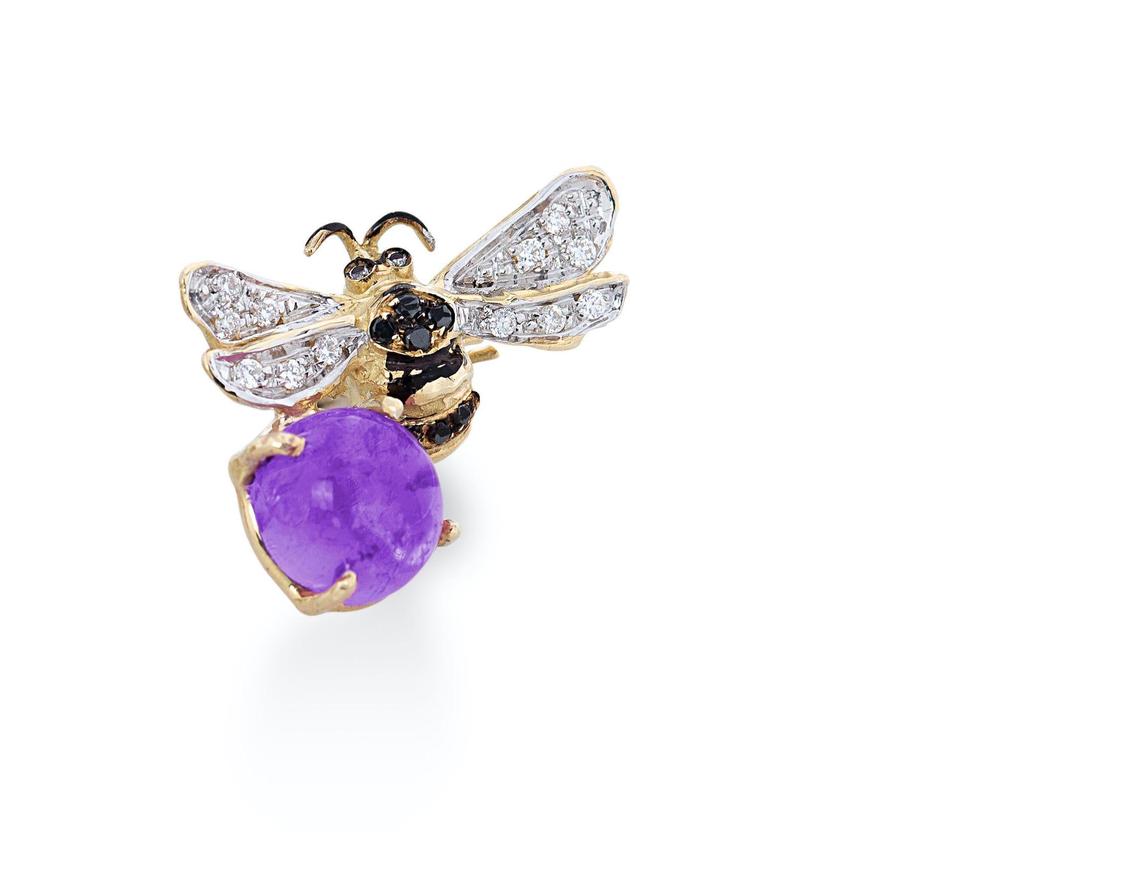amethyst butterfly earrings