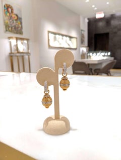 Anneau en or 18 carats et diamant 2,10 carats avec goutte détachable en or et diamant