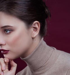 Earrings 18K Diamond Drop Earrings