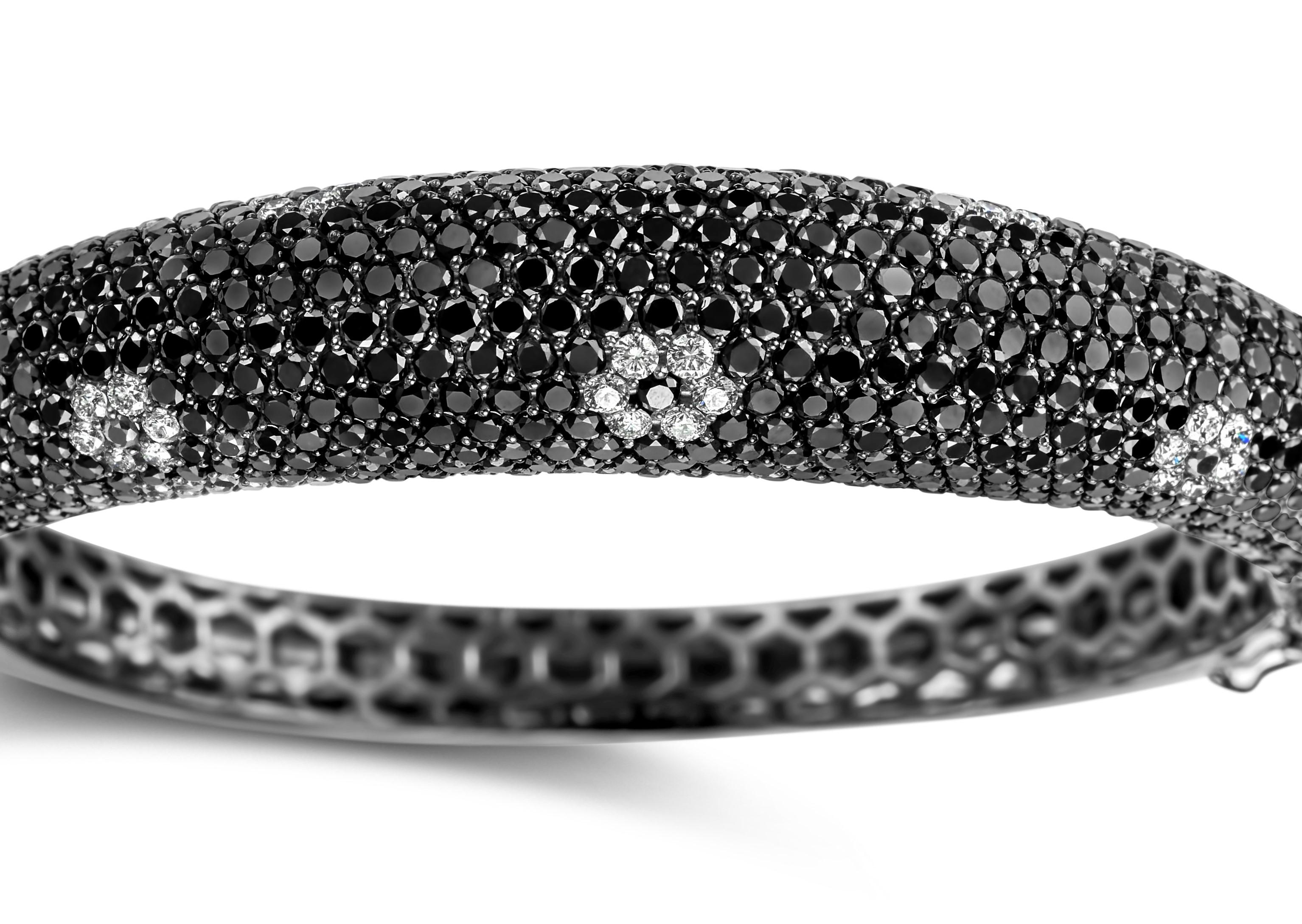 armband mit schwarzen diamanten