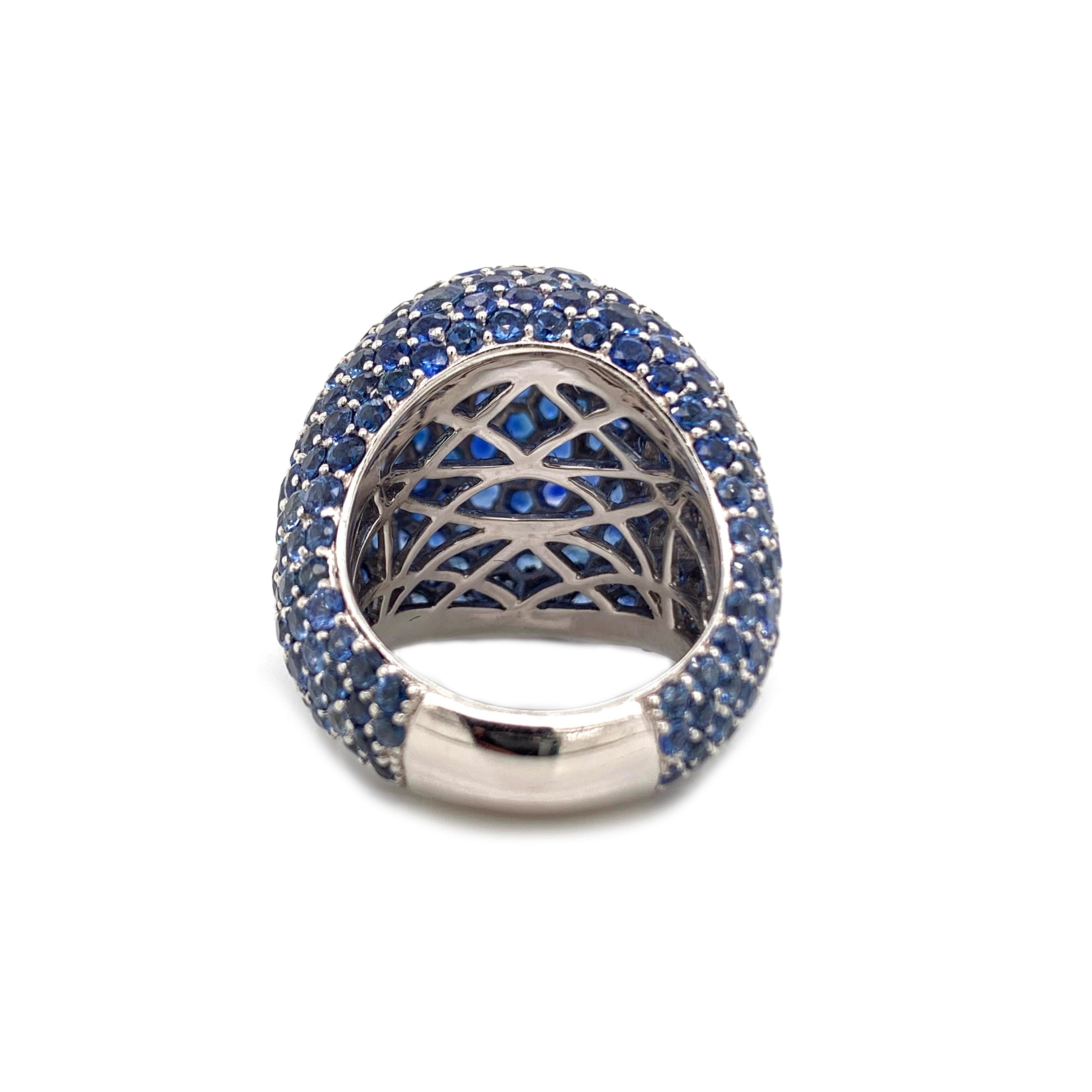 sapphire dome ring