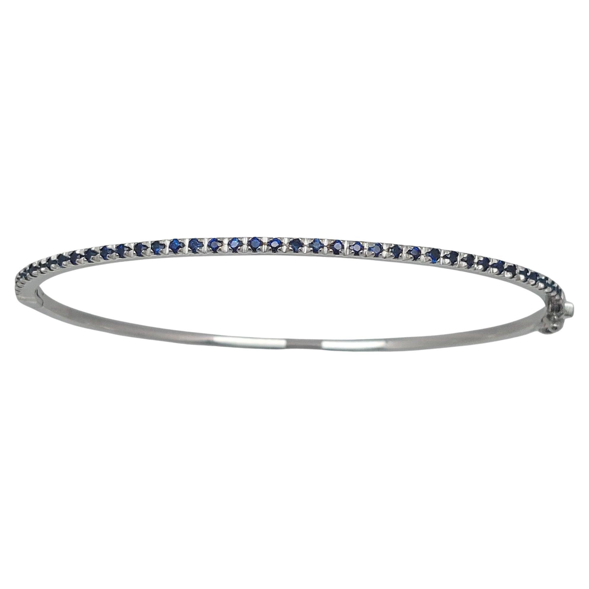 18KT Blauer Saphir Armreif