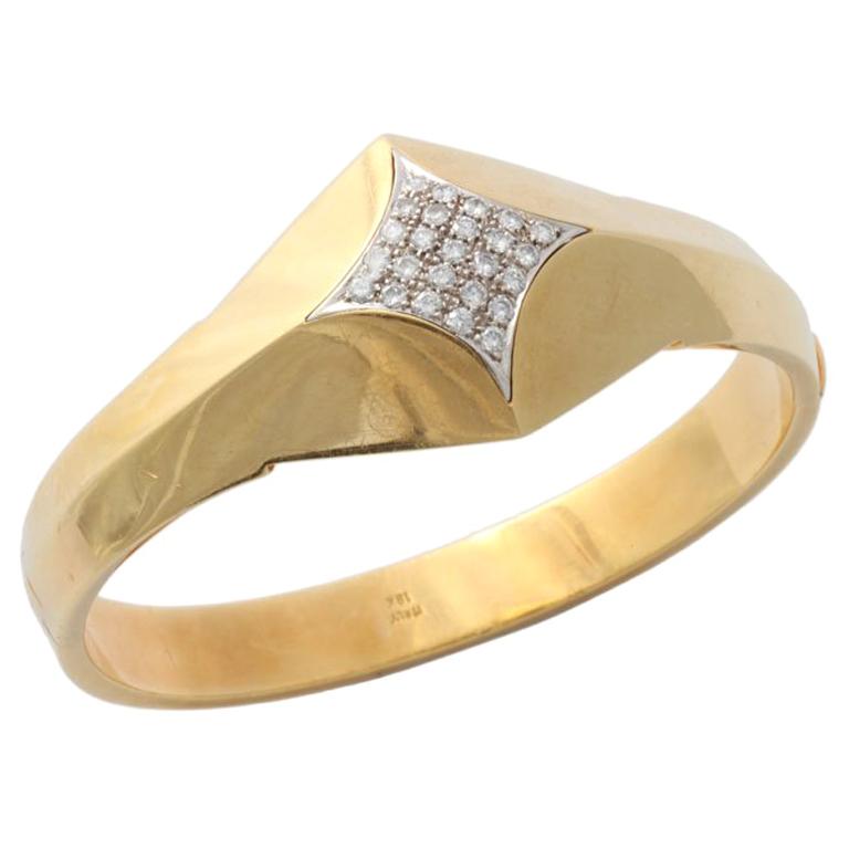 Armreif aus 18 Karat Diamant Pavé