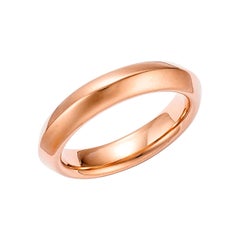 18kt Fairmined Ecological Gold Amore Angled Wedding Ring in Rose Gold