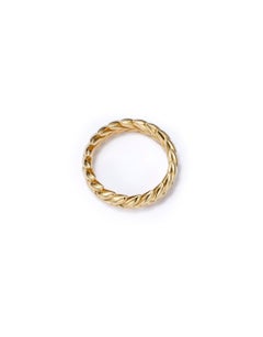 18kt Fairmined Ecological Gold Ethereal Laurel Leaf Wedding Ring in Yellow Gold