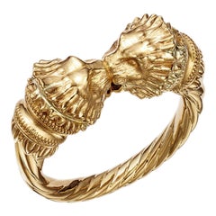18kt Fairmined Ecological Gold Greek Lion Ring in Yellow Gold