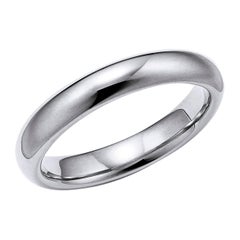 18kt Fairmined Ecological Gold Sincerity Classic Wedding Ring in White Gold