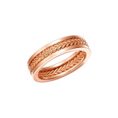 18kt Fairmined Ecological Gold Smitten 3 Band Wedding Ring in Rose Gold