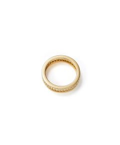 18kt Fairmined Ecological Gold Smitten Three Band Wedding Ring in Yellow Gold