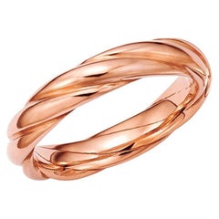 18kt Fairmined Ecological Gold Tenderness Twisted Wedding Ring in Rose Gold