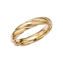 18kt Fairmined Ecological Gold Tenderness Woven Wedding Ring in Yellow Gold