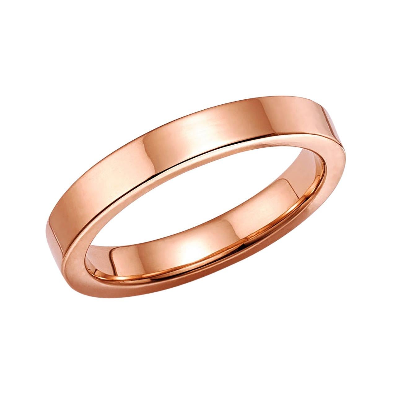 18kt Fairmined Ecological Gold Union Classic Square Wedding Ring in Yellow Gold For Sale at 1stDibs mejuri bold stacker, square wedding rings gold