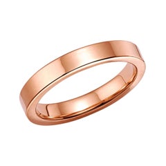 18kt Fairmined Ecological Gold Union Classic Flat Wedding Ring in Rose Gold