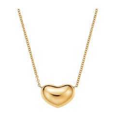 18kt Fairmined Ecological Yellow Gold Modern Heart Necklace