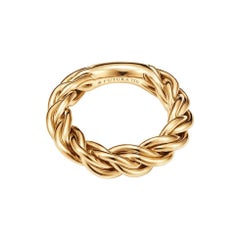 18kt Fairmined Ecological Yellow Gold Viking Astrid Woven Ring